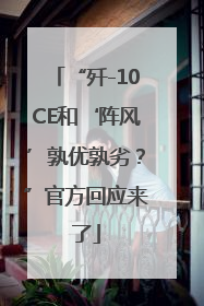 “歼-10CE和‘阵风’孰优孰劣？”官方回应来了