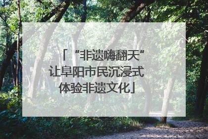 “非遗嗨翻天”让阜阳市民沉浸式体验非遗文化