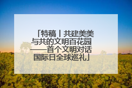特稿丨共建美美与共的文明百花园——首个文明对话国际日全球巡礼
