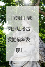 登封王城岗遗址考古发掘最新发现