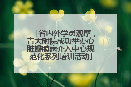 省内外学员观摩，青大附院成功举办心脏瓣膜病介入中心规范化系列培训活动
