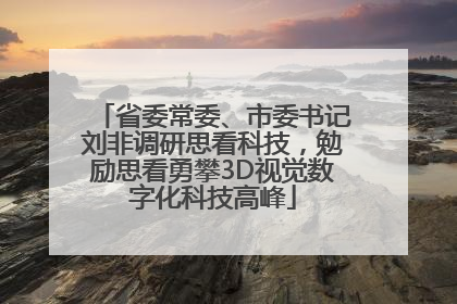 省委常委、市委书记刘非调研思看科技，勉励思看勇攀3D视觉数字化科技高峰