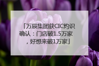 万辰集团获CIC灼识确认：门店破1.5万家，好想来破1万家
