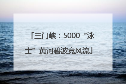 三门峡：5000“泳士”黄河碧波竞风流