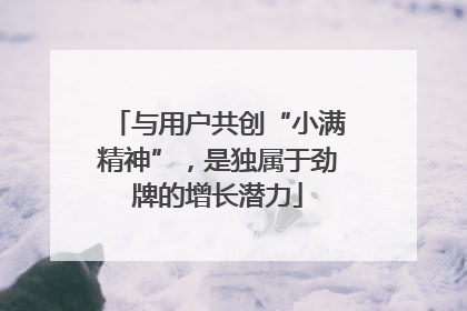 与用户共创“小满精神”，是独属于劲牌的增长潜力