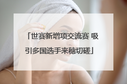 世赛新增项交流赛 吸引多国选手来穗切磋