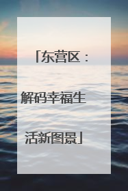 东营区：解码幸福生活新图景