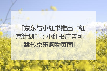 京东与小红书推出“红京计划”：小红书广告可跳转京东购物页面