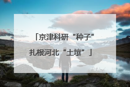 京津科研“种子”扎根河北“土壤”