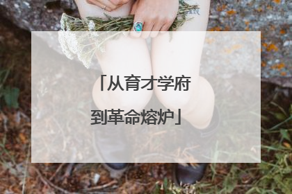 从育才学府到革命熔炉