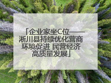 企业家坐C位——淅川县持续优化营商环境促进 民营经济高质量发展