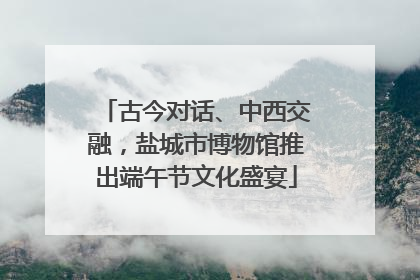 古今对话、中西交融，盐城市博物馆推出端午节文化盛宴
