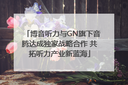 博音听力与GN旗下音腾达成独家战略合作 共拓听力产业新蓝海