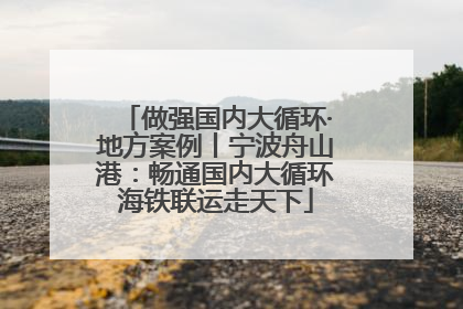 做强国内大循环·地方案例丨宁波舟山港：畅通国内大循环海铁联运走天下