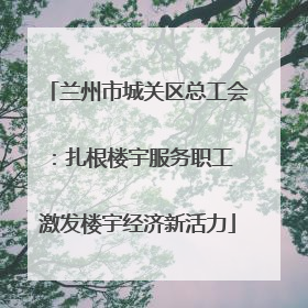 兰州市城关区总工会：扎根楼宇服务职工 激发楼宇经济新活力