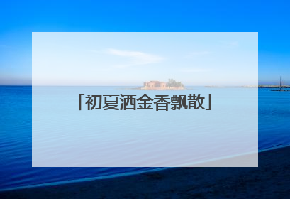 初夏洒金香飘散