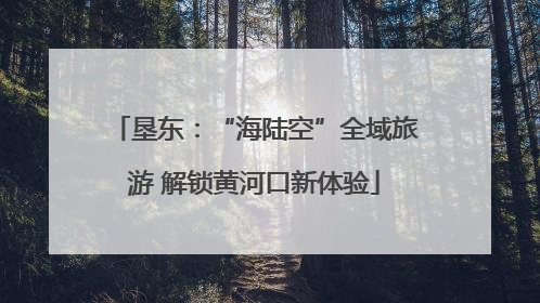 垦东：“海陆空”全域旅游 解锁黄河口新体验