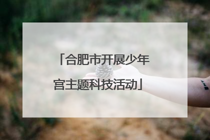 合肥市开展少年宫主题科技活动
