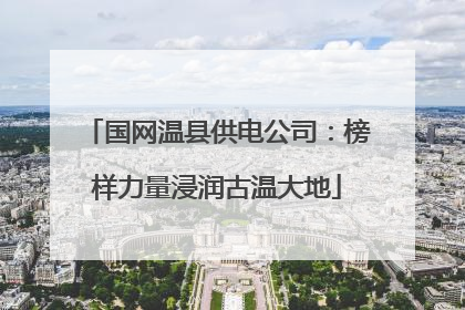 国网温县供电公司：榜样力量浸润古温大地