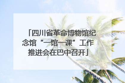 四川省革命博物馆纪念馆“一馆一课”工作推进会在巴中召开