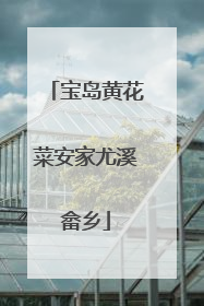 宝岛黄花菜安家尤溪畲乡