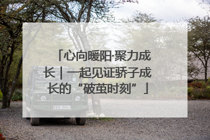 心向暖阳·聚力成长｜一起见证骄子成长的“破茧时刻”