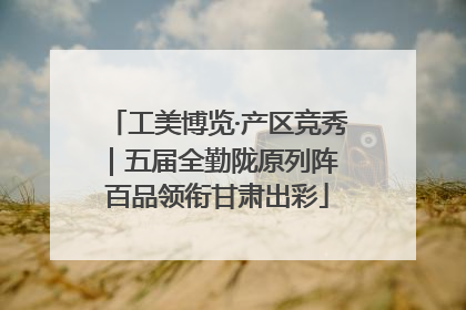 工美博览·产区竞秀｜五届全勤陇原列阵 百品领衔甘肃出彩