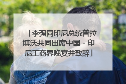 李强同印尼总统普拉博沃共同出席中国－印尼工商界晚宴并致辞
