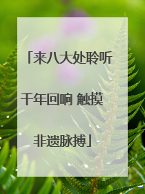 来八大处聆听千年回响 触摸非遗脉搏