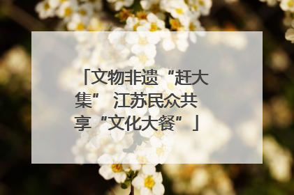 文物非遗“赶大集” 江苏民众共享“文化大餐”