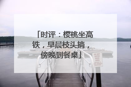 时评：樱桃坐高铁，早晨枝头摘，傍晚到餐桌