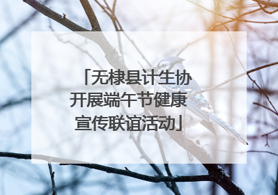 无棣县计生协开展端午节健康宣传联谊活动