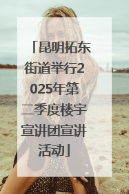 昆明拓东街道举行2025年第二季度楼宇宣讲团宣讲活动