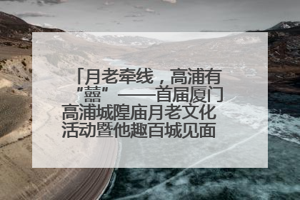 月老牵线，高浦有“囍”——首届厦门高浦城隍庙月老文化活动暨他趣百城见面会隆重举办