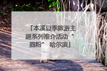 本溪夏季旅游主题系列推介活动“圈粉” 哈尔滨