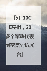 歼-10CE亮相，20多个军政代表团密集到访展台