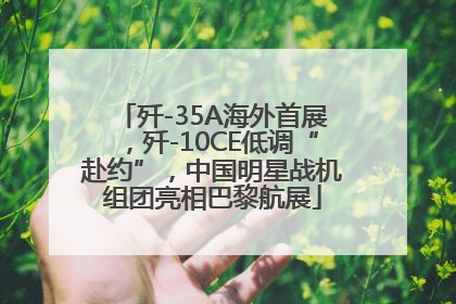 歼-35A海外首展，歼-10CE低调“赴约”，中国明星战机组团亮相巴黎航展