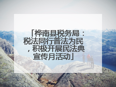 桦南县税务局：税法同行普法为民，积极开展民法典宣传月活动