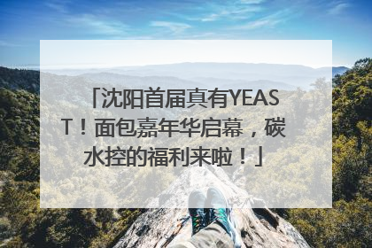 沈阳首届真有YEAST！面包嘉年华启幕，碳水控的福利来啦！