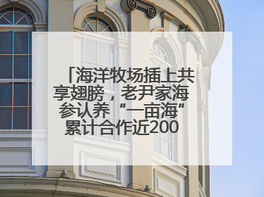 海洋牧场插上共享翅膀，老尹家海参认养“一亩海”累计合作近200企业客户