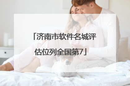 济南市软件名城评估位列全国第7