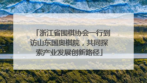 浙江省围棋协会一行到访山东国奥棋院，共同探索产业发展创新路径