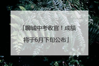 聊城中考收官！成绩将于6月下旬公布