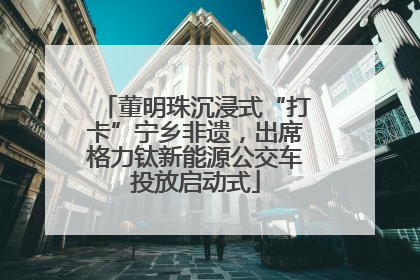 董明珠沉浸式“打卡”宁乡非遗，出席格力钛新能源公交车投放启动式