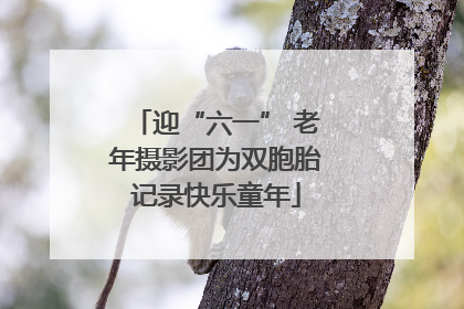 迎“六一” 老年摄影团为双胞胎记录快乐童年