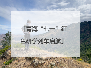 青海“七一”红色研学列车启航
