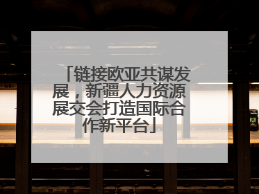 链接欧亚共谋发展，新疆人力资源展交会打造国际合作新平台