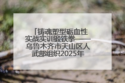 铸魂塑型砺血性 实战实训锻铁拳——乌鲁木齐市天山区人武部组织2025年度民兵集中轮训