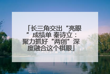 长三角交出“亮眼”成绩单 秦诗立：聚力抓好“两创”深度融合这个棋眼