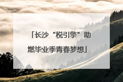 长沙“税引擎”助燃毕业季青春梦想